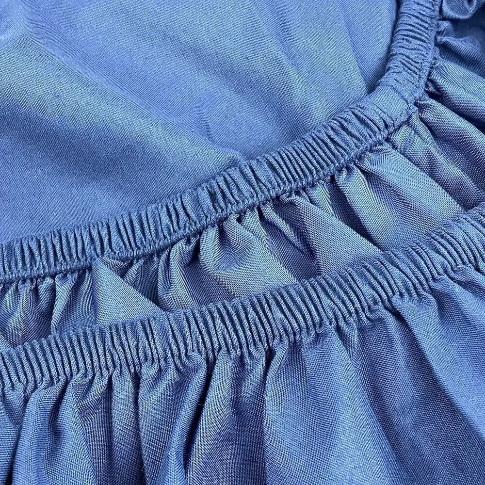 Fitted Sheet Size Twin Blue Tan Bed Room Essentials